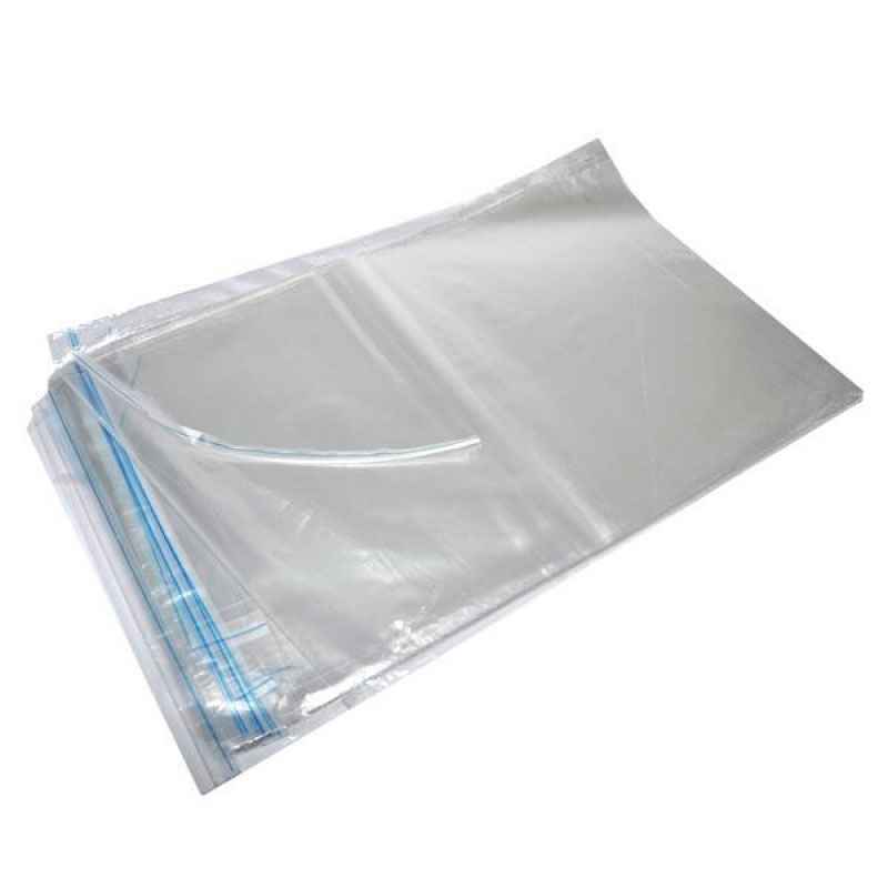envelope de plástico transparente