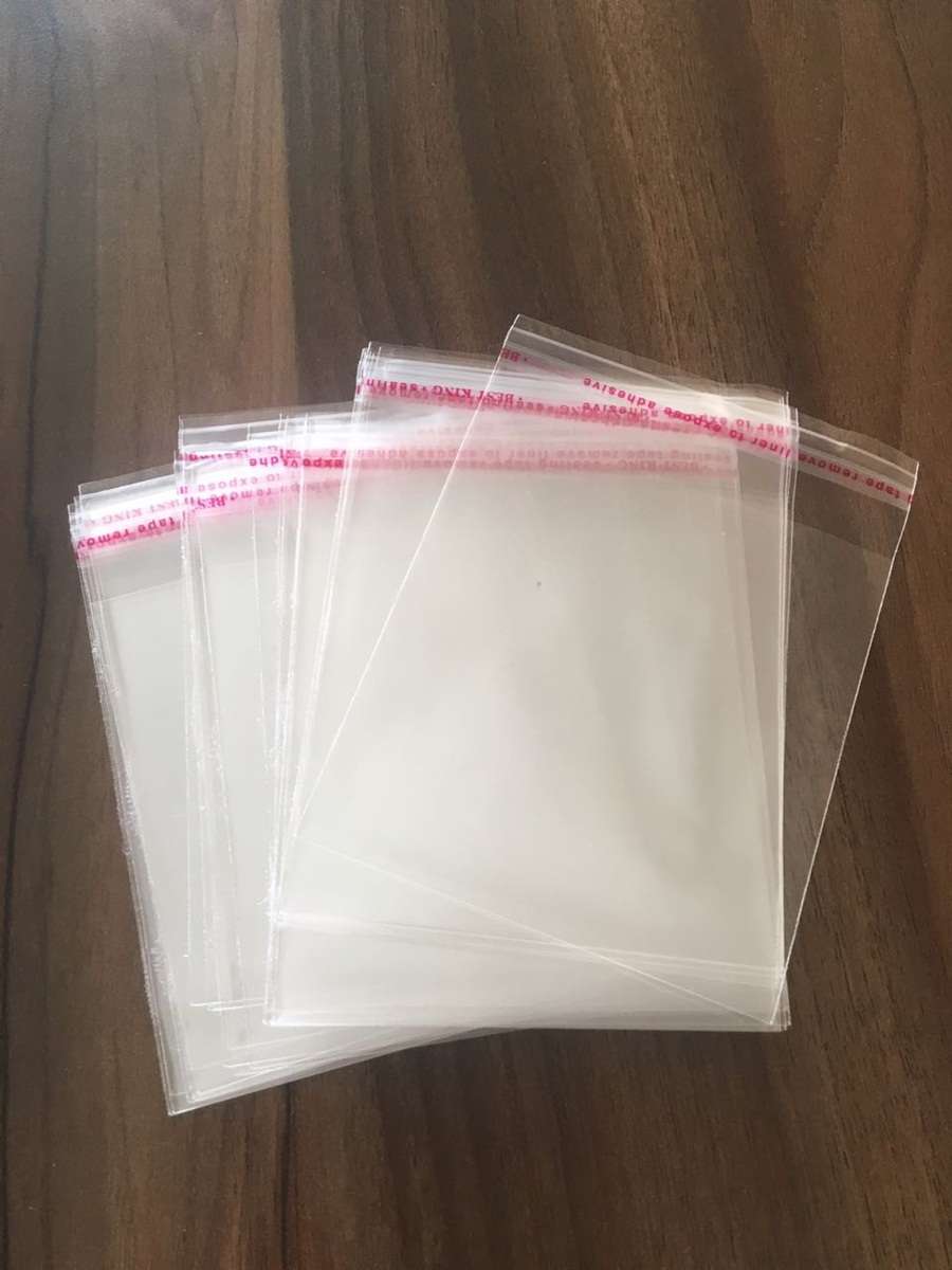 saco plástico transparente 10x15