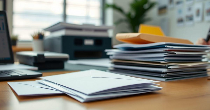 Envelope auto adesivo como solução prática para envio e organização