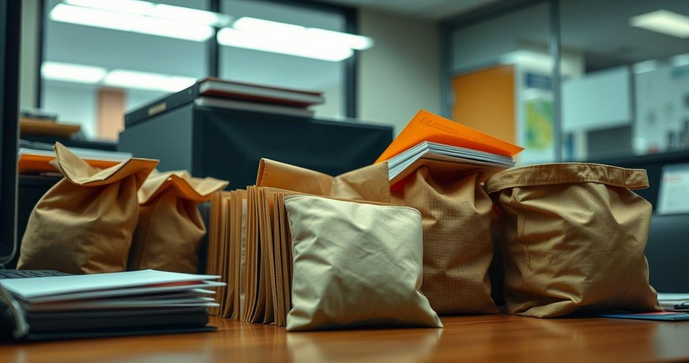 Envelope saco: uma solução prática para transporte e armazenamento