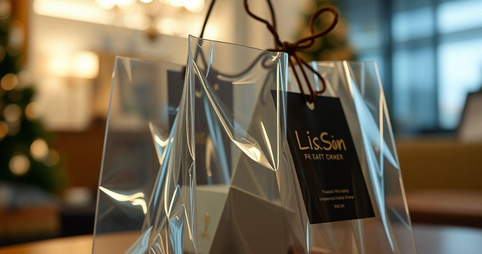 Saco plástico transparente para presente: a escolha ideal para embalagens estilosas