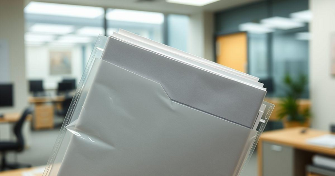 Envelope plástico A5 é a solução ideal para organização e proteção de documentos