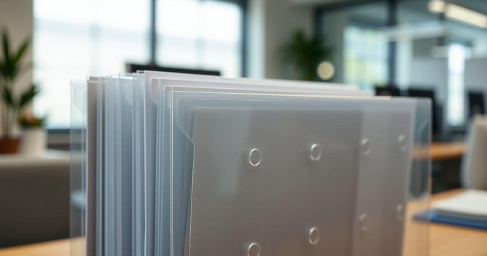 Saco Plástico A4 4 Furos: Praticidade e Organização para Seus Documentos